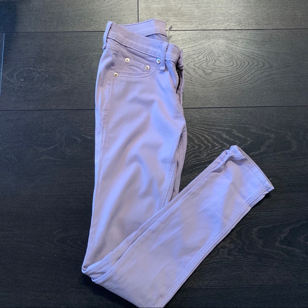 Lavender Rag and Bone skinny pants, size 25